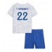 Frankrijk Theo Hernandez #22 Babykleding Uitshirt Kinderen WK 2022 Korte Mouwen (+ korte broeken)